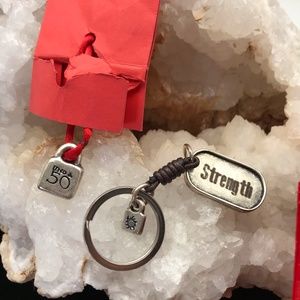 Uno de 50 Unisex Keychain "Strength" - NWT